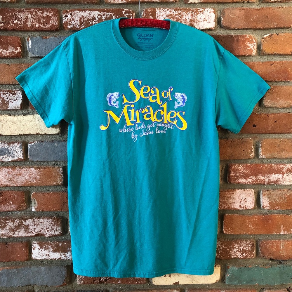 Y2K Sea of Miracles Jesus T-Shirt